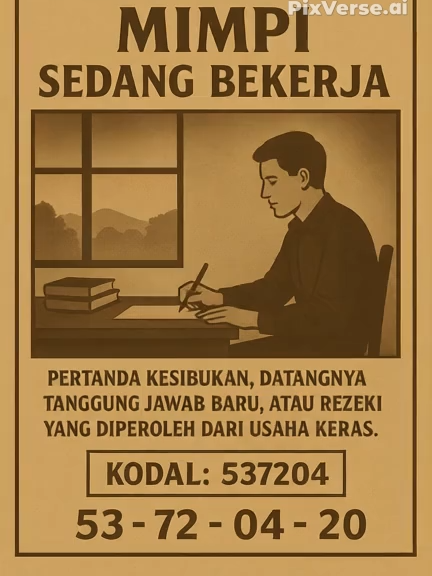 Syair mimpi sedang bekerja #fyp #artimimpi #tafsirmimpi #kodal #foryouu