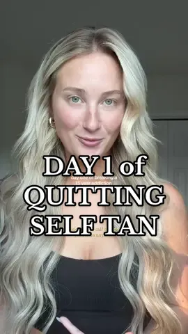 PLEASE drop tips, advice, ideas. Signed, a current once a week self-tanner who wants to be a never self-tanner #quittingselftan #selftan #fairskin 