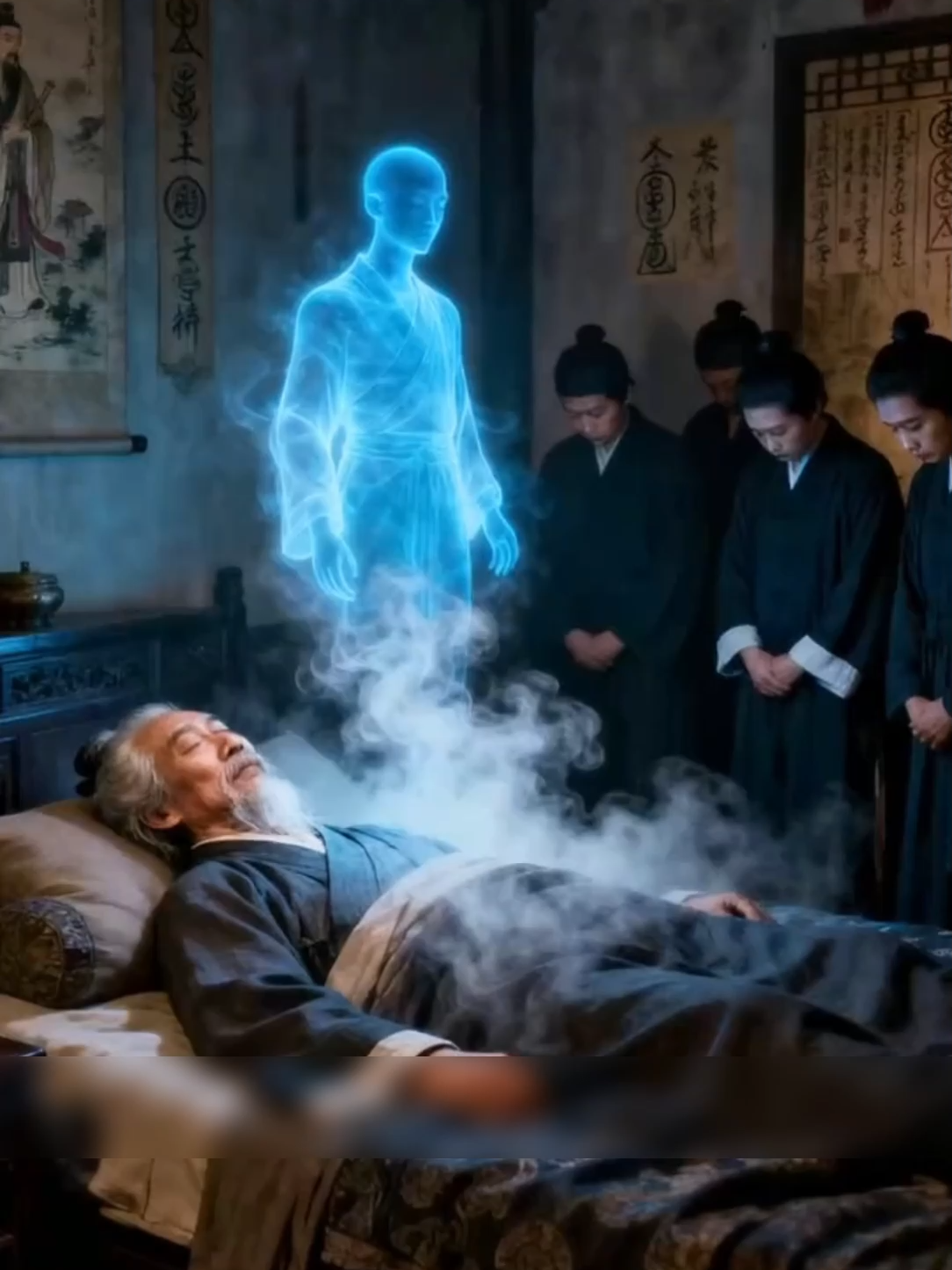 Khoảnh khắc con người khép lại một kiếp sống, linh hồn bắt đầu hành trình dài qua cõi u minh. #HuyenBi #TamLinh #NhanQua #LuânHồi #PhatPhap  #TrietLyCuocSong