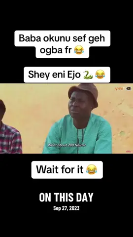 Shey Eni ejo? 😂👋 #onthisday 