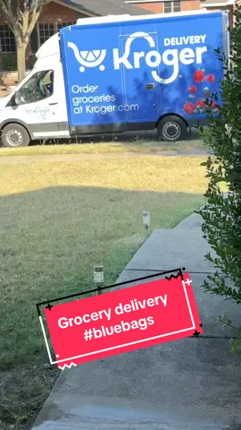 Saturday morning grocery deliveries are the absolute best!  #bluebags #krogerdelivery 