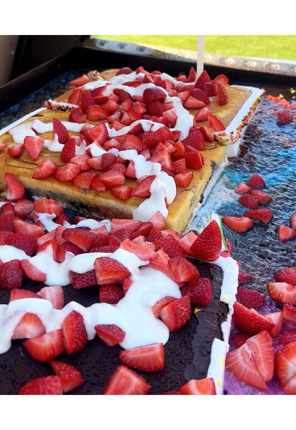 All American birthday treat #food #Recipe #cooking #yummy #usa 