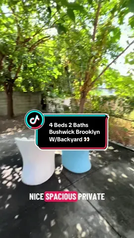 4 beds 2 baths 4,500 with private backyard in Bushwick 📍#fyp #nycapartment #brooklyn #apartmenthunting #newyork 