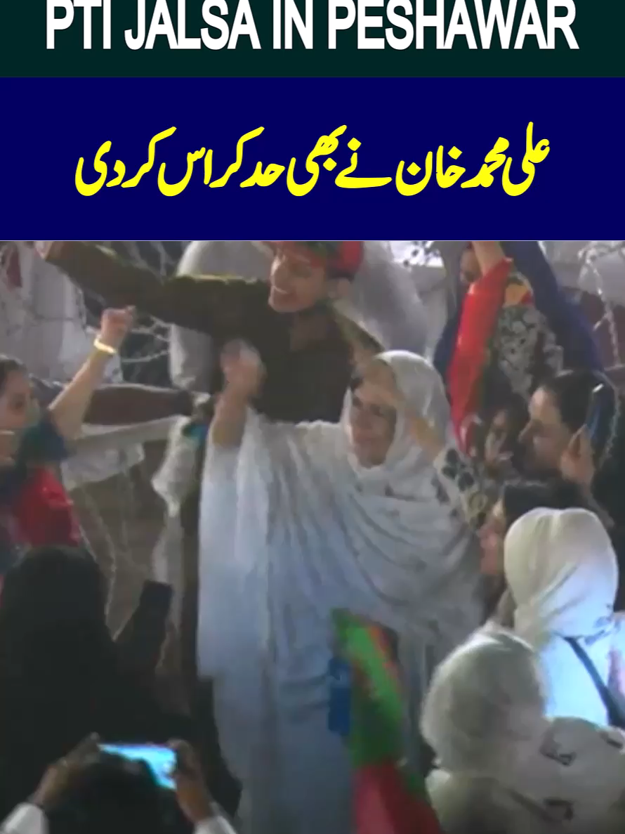 PTI Peshawar Jalsa | MNA Ali Muhammad Khan Speech In Jalsa
