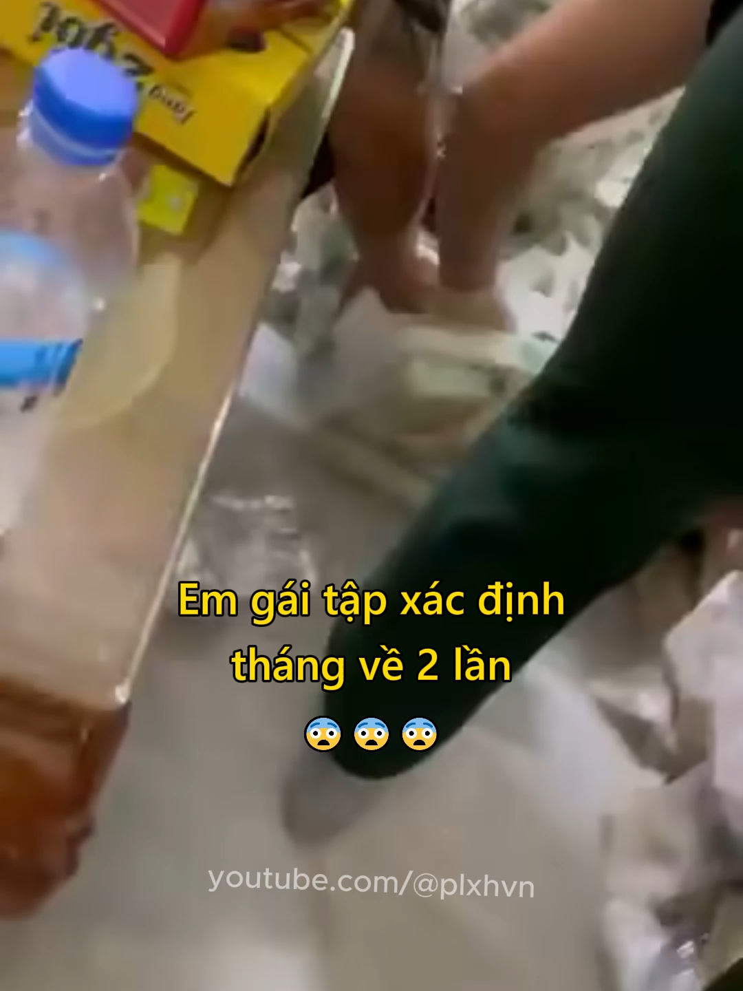 Em gái tập xác định tháng về 2 lần 😨 #tintuc #tinnong #phapluat #plxhvn #phapluatxahoi