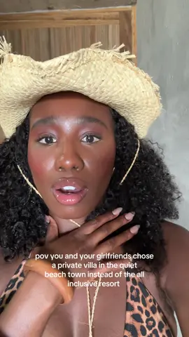 😩😩And the villa comes fully staffed  including a chef. I might never leave  🌴🥥 #girlstrip #vacationrental 