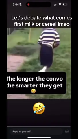 Let’s debate what comes first milk or cereal lmao 🤣 #foryoupage 