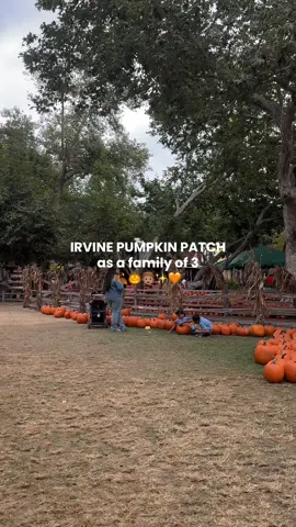 📍 Irvine Railroad Park 🎃 spend the morning with us as a family of 3 at a pumpkin patch!  Is it worth it?! We went on the last weekend of free entrance. Starting October it is $20 for entrance. Each activity is required 1-3 tickets. We only paid for the train ride & that was 1 ticket each = $8 per ticket. #pumpkinpatch #toddlerfallactivities #falltoddleroutfit #toddlerparents #pregnanttoddlermom 