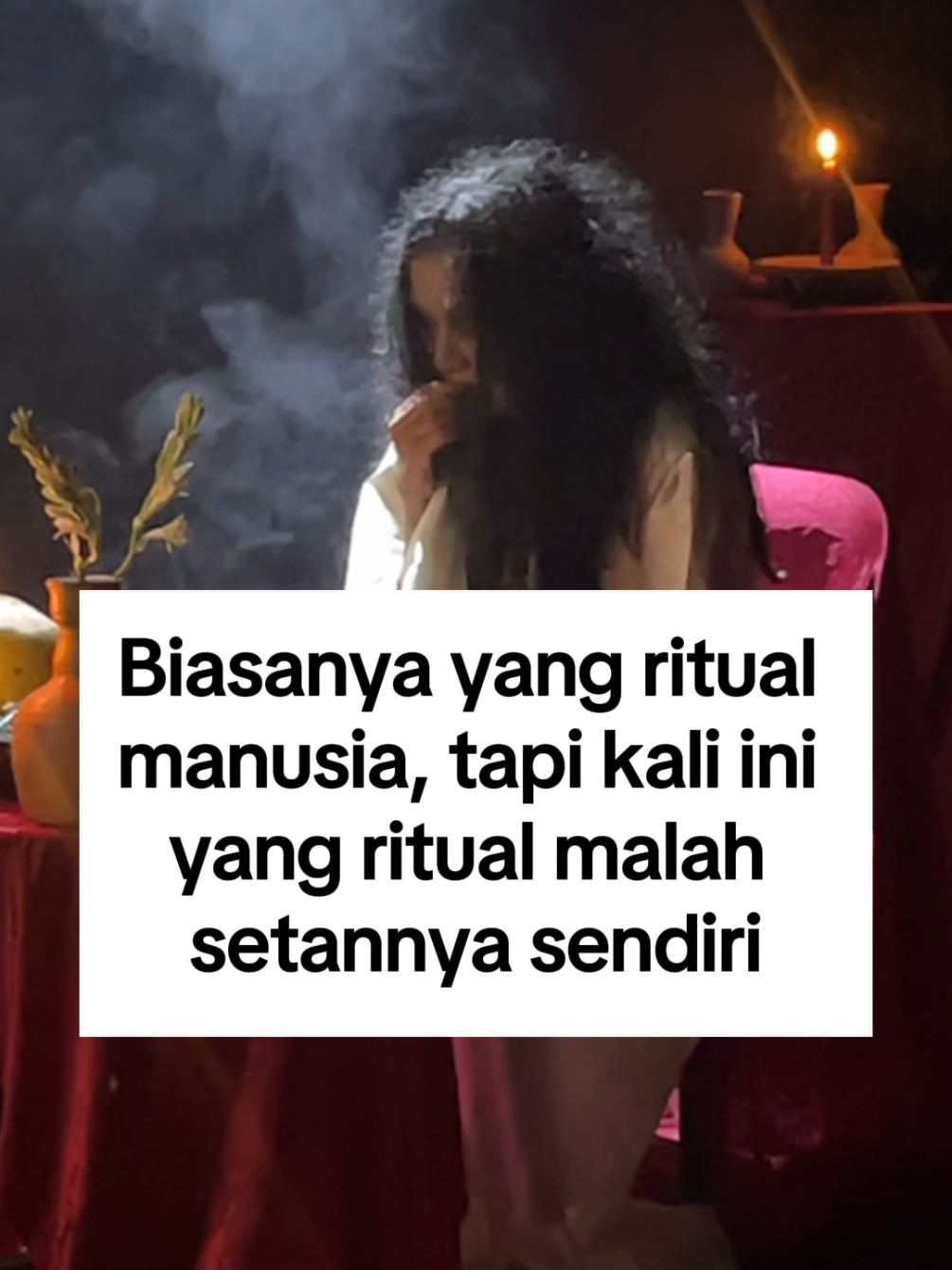 Biasanya tuh kalau horor yang ritual kan manusia, tapi MDTV berani beda dong! Ritual yang diadain sama setannya sendiri hanya ada di MDTV aja loh!✨🤩 #mdtv #merindingdramanya #fyp #fyppppppppppppppppppppppp 