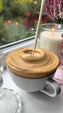 take care of yourself💗🧚🌸💓☁️ #homecafe #SelfCare #icedlatte #coffeelover #whippedcoffee 