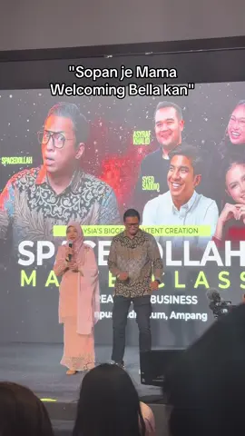 Sopan je mama welcoming Bella kan? 🥰 #masterclass #spacedollah #bass #fyp #foryoupage 
