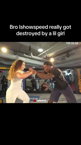 No way speed got handled like this at the ufc gym #ishowspeed #ishowspeedclipz #tiktokviral #UFC #womeninsports 