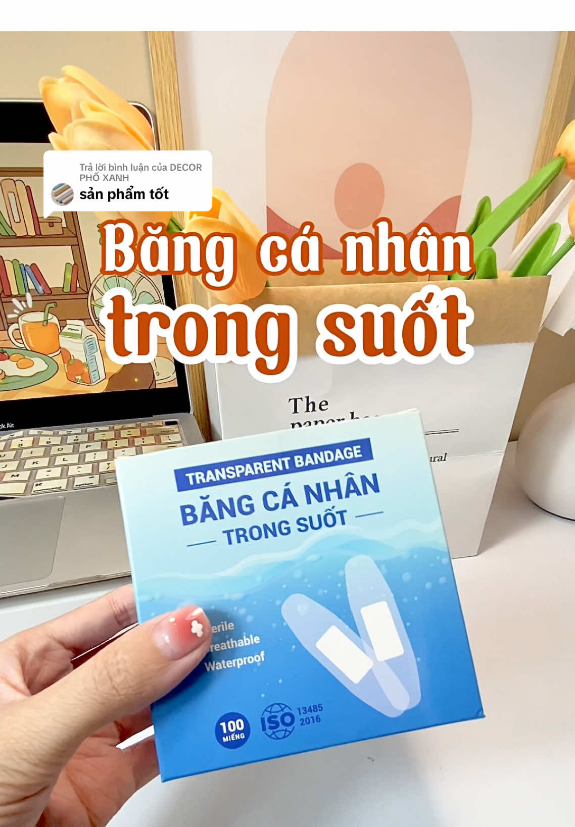 Trả lời @DECOR PHỐ XANH  @Hana Rì Viu🌸 Đợt trước tui mua hộp 20c nhanh hết nên giờ mua luôn hộp 100c dùng cho lâu nè 😌😌  #bangcanhan #bangcanhanchongnuoc #bangcanhantrongsuot #bangcanhan100mieng #dodungtienich 