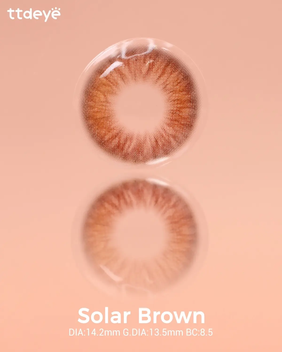 Lowkey obsessed with those lenses🥰💗#ttdeye #coloredcontacts #contactlenses #fyp #natural #pretty 