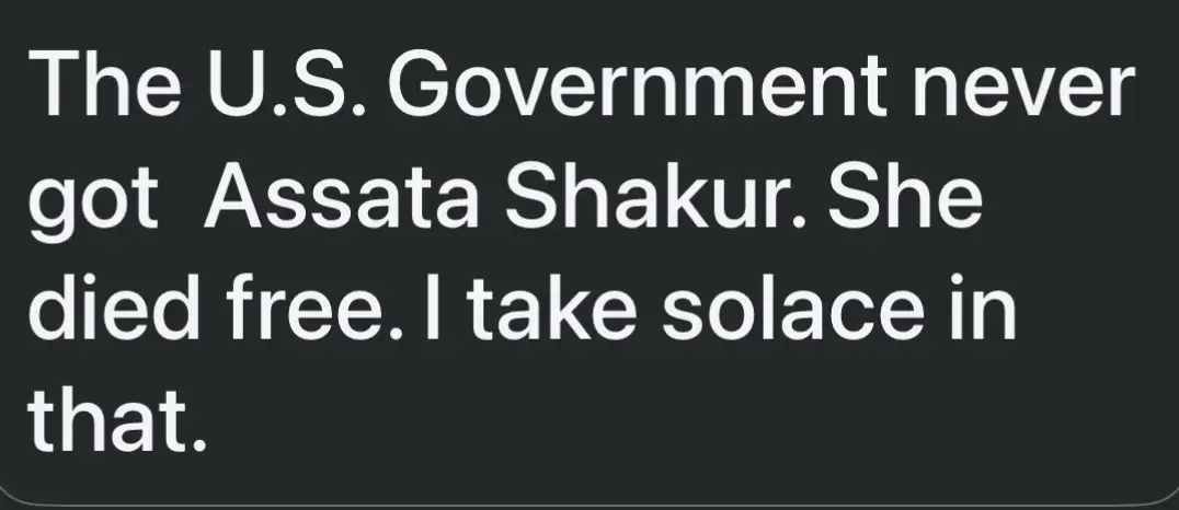 I love this for her  #assatashakur #Shakur #allpowertothepeople #kleezyabnomal #blacktiktokcommunity 