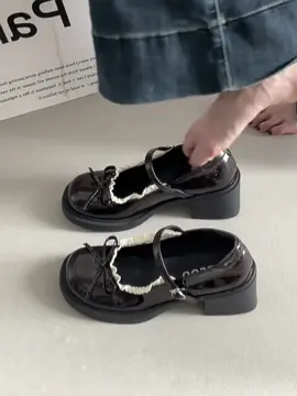 Giày đốc nữ đính nơ #giaynu #giaynuxinh #giaynuthoitrang #giaynuhottrend #fyp 