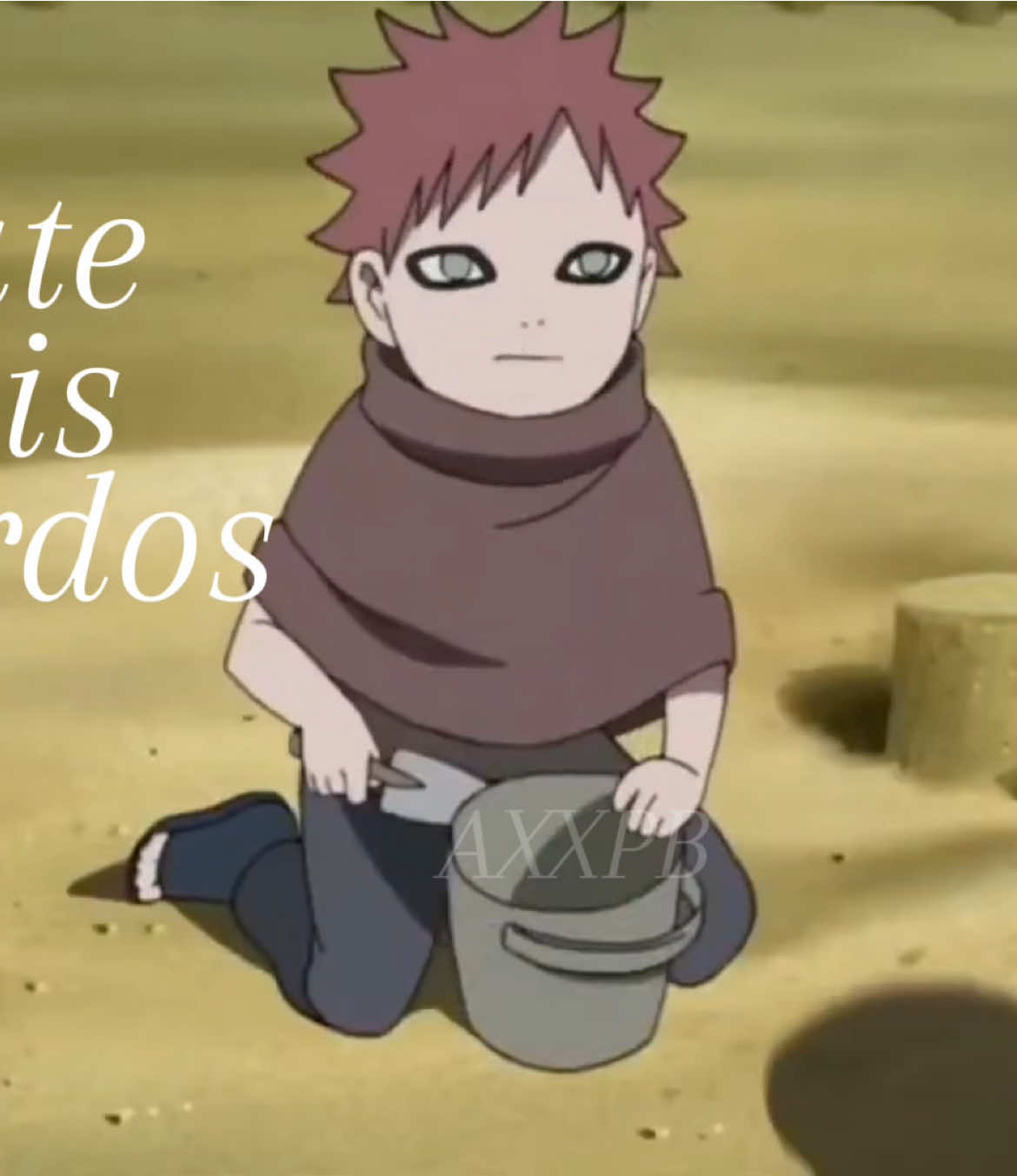 Me entró arena al ojo 🥲 Niño-Milo j (Resubido) #anime #miloj #gaara #album  #lyric 