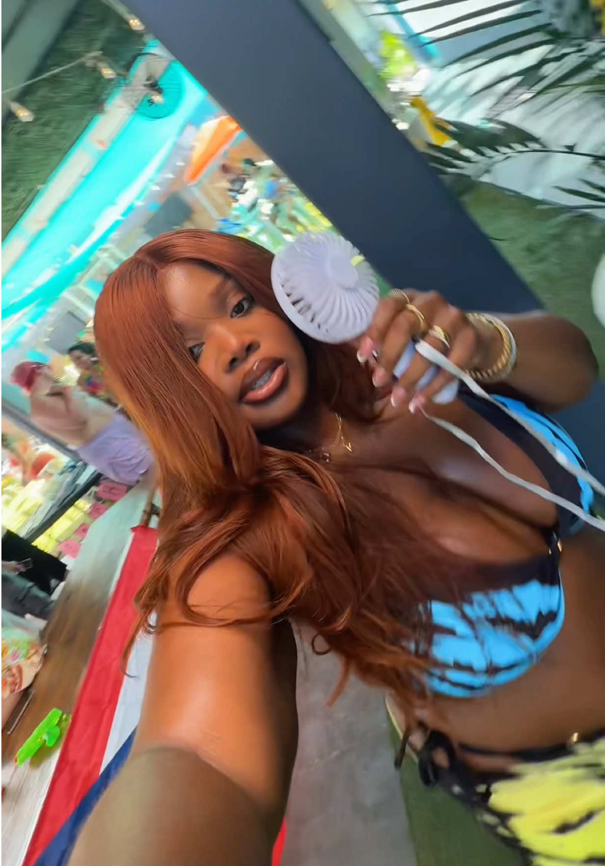 one thing about it, you can catch me where the houston queers are 🌈 this was a dope caribbean-themed pride pool party.  trust me when i say houston pride owes me nothing! party by: @calentura.htx (IG) mc: @xoyish  face painter: @tofu.facepaint (IG) location: @heightshousehotel  friend: @CB | Houston Content Creator  #htx #wlw #thingstodoinhouston #houstonplaces #lesbiansoftiktok  