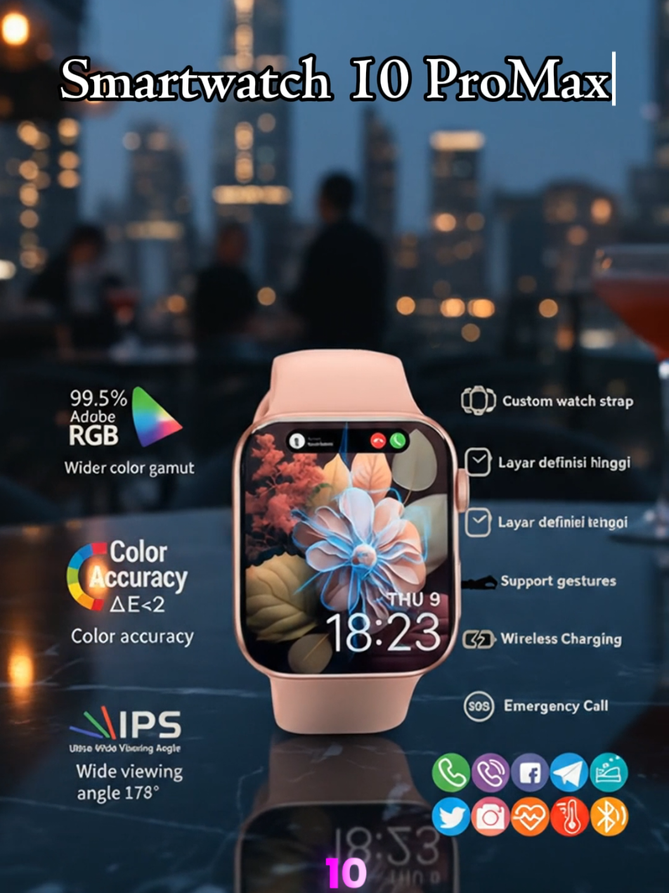 ⚡️Smartwatch 10 Pro Max, Teknologi Canggih di Tanganmu! Checkout Sekarang Juga!!! #smartwatch #smartwatchmurah #gadget #jamtanganpria #jamtangan 