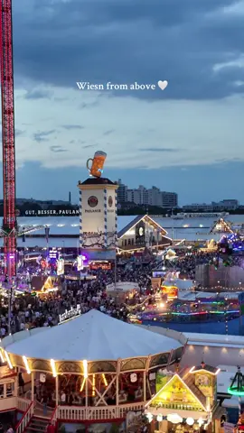 The most magical view of Munich ✨(untill the Christmas lights) #wiesn #oktoberfest #munich #trending 