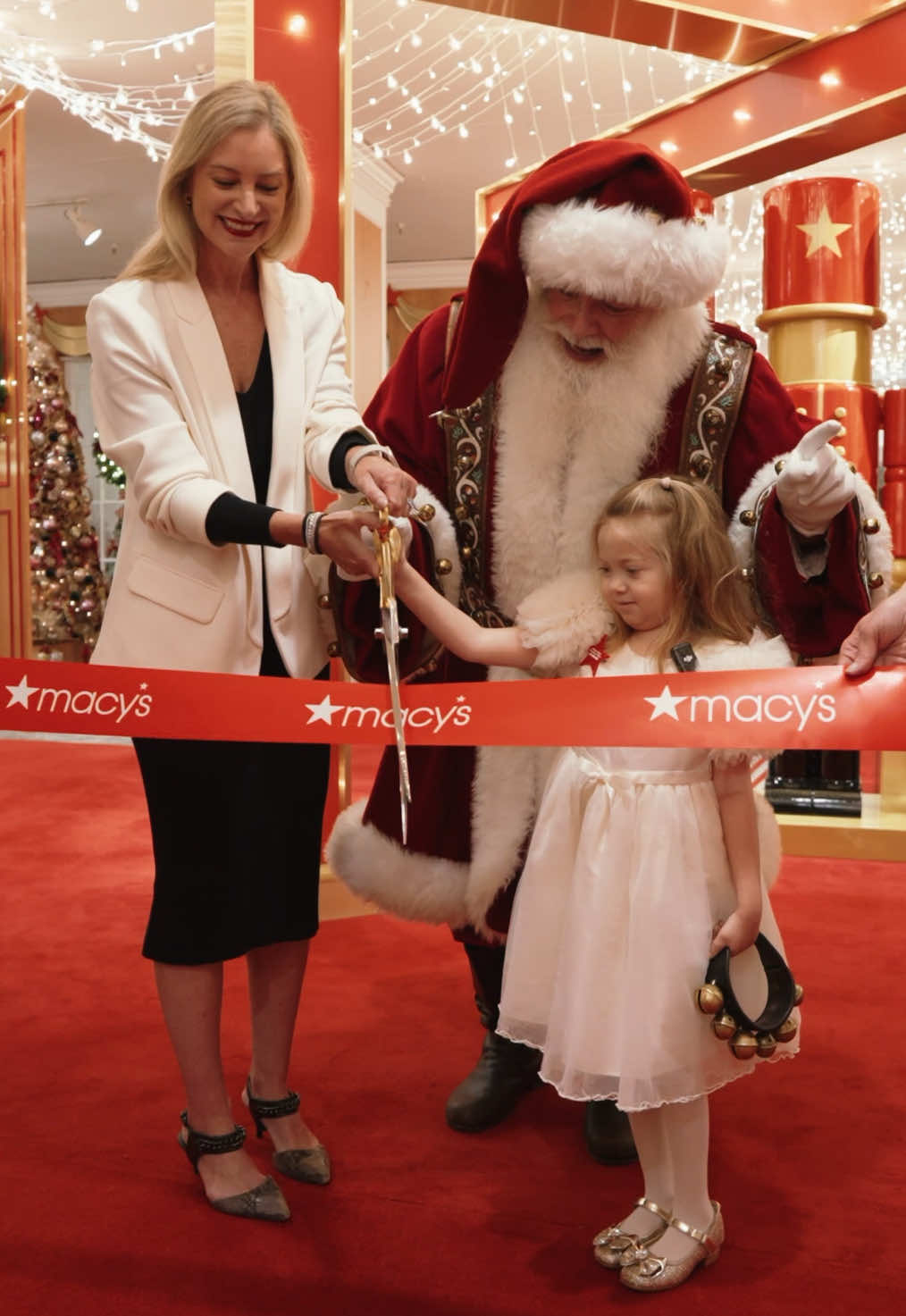 The holidays have arrived at Macy’s Herald Square! We opened Holiday Lane at our New York City flagship with help from our first-ever Chief Ornament Officer, Hannah. Have you started thinking about decorations yet?  @Fight4cystinosisx2_official #ChristmasDecor #Christmas2025 #ChristmasTok