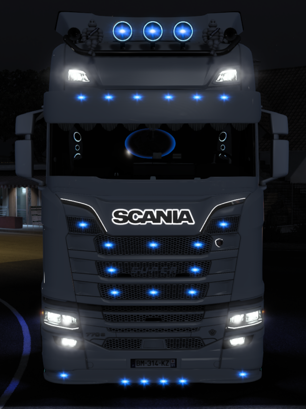 #eurotrucksimulator2 #scania #v8 #passion #led 