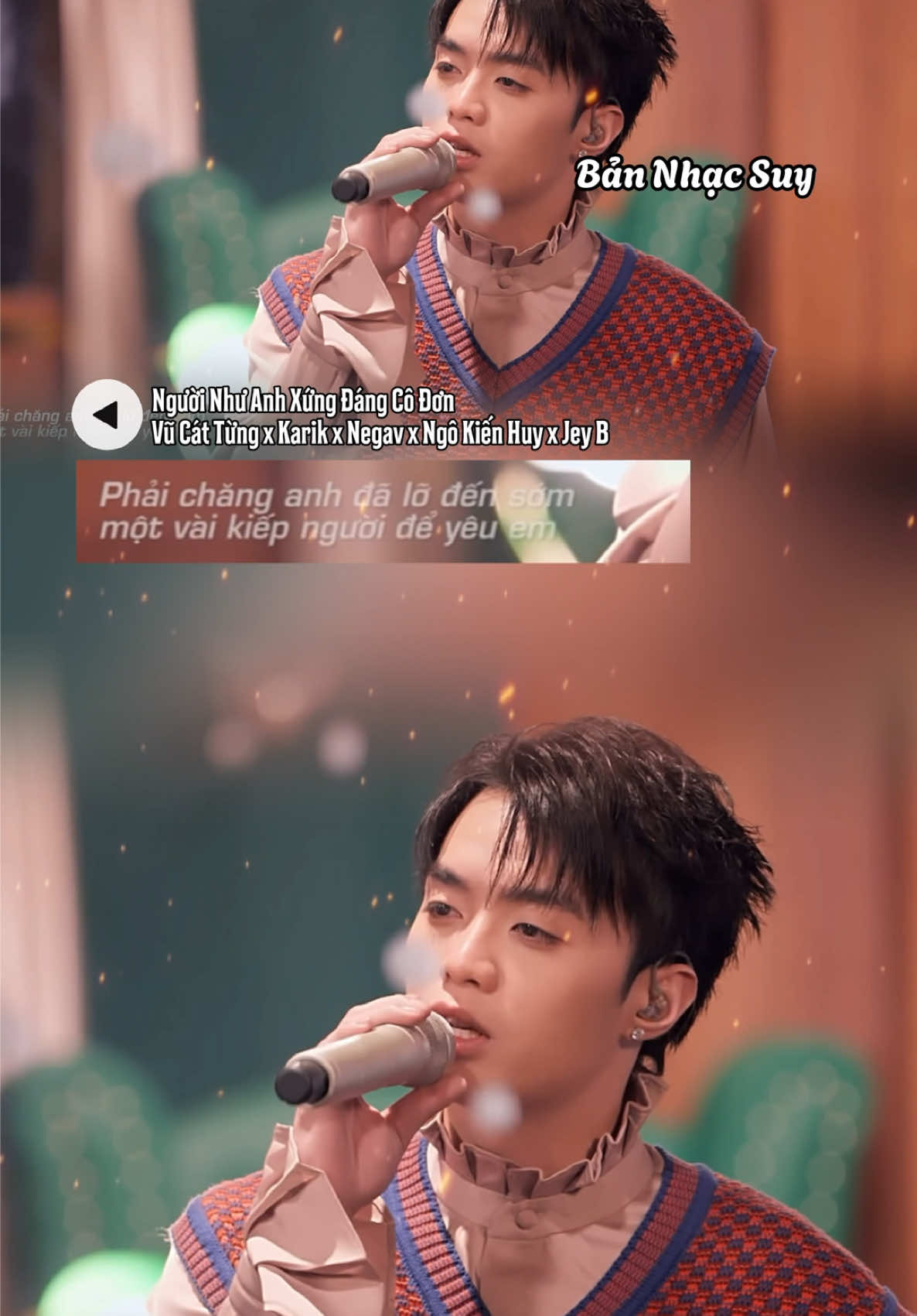 Phải chăng anh đã lỡ đến sớm một vài kiếp người để yêu em... “Người Như Anh Xứng Đáng Cô Đơn - Vũ Cát Từng x Karik x Negav x Ngô Kiến Huy x Jey B” #nguoinhuanhxungdangcodon #atsh#atsnNhacSuy #xh  