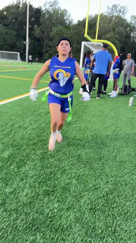 Sports moms after taking a good play of your kid.  #nflflag #femalesinflag