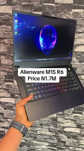 Alienware M15 R6  Specs  11th generation Intel core i7 11800H 8 cores 16 threads logical processors  16GB RAM DDR4  1TB SSD  NVIDIA RTX 3070  8GB dedicated graphics  Full HD display running @ 360Hz screens refresh rate  15.6inch  Face ID for windows hello  RGB keyboard light  Price N1.7M 30 days limited warranty  DMs, calls, or WhatsApp messages are welcome for inquiries. To place an order, please dial 📞📞 (08139938727). Our Lagos office address is: 📍 (8 Pepple Street, Computer Village, Ikeja. Opposite Keystone Bank, Lagos.) #alienware #nocenttechstore #foryoupage 