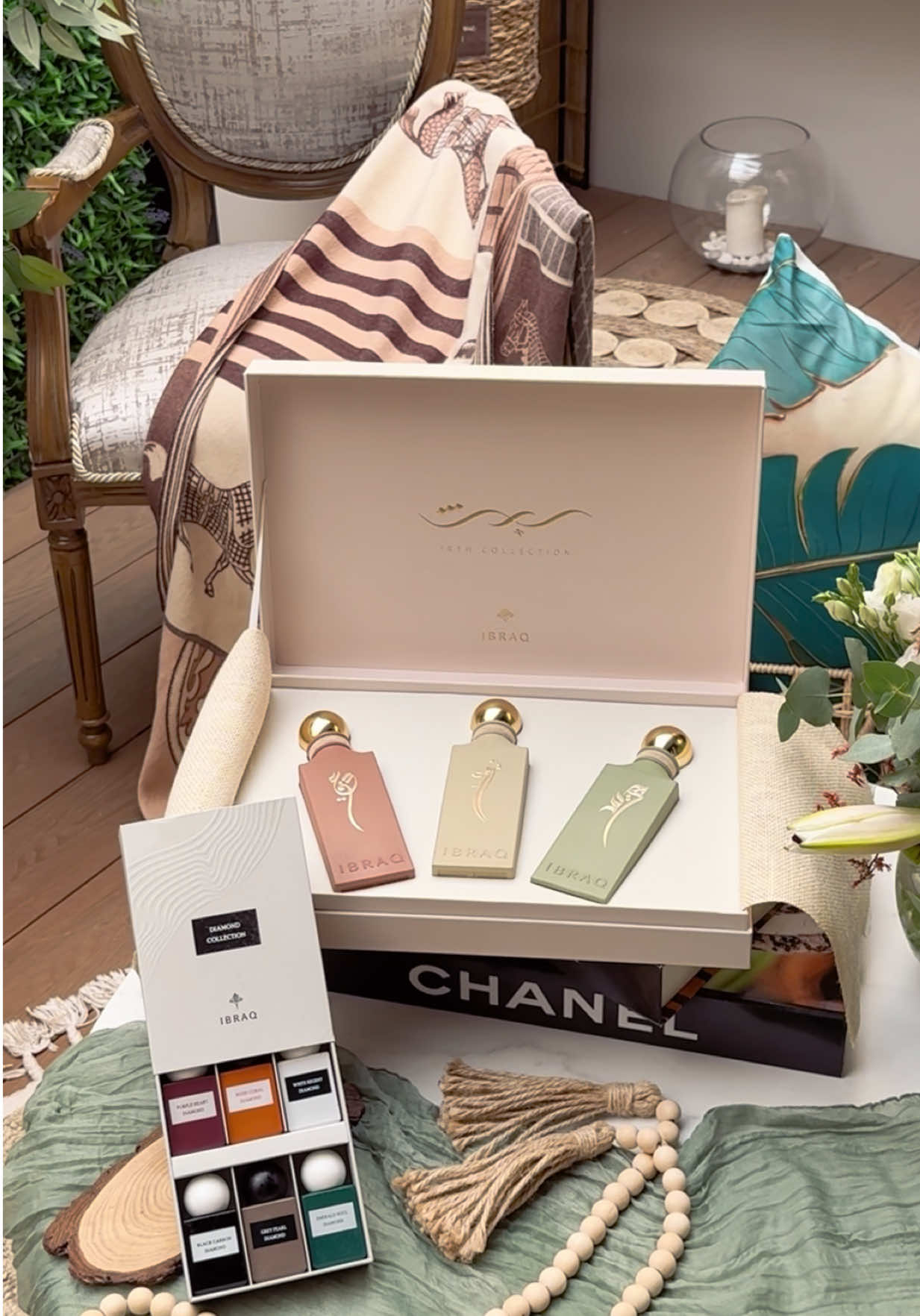 مجموعة ارث الجديدة من إبراق😍✨ 3 عطور بحجم 100مل وب 195﷼✅ - نوى - عذق  - جريد ومعاه هدية ( ميني دايموند 6 عطور بروائح مختلفة )✨ - @IBRAQ | إبراق مو قادرة أتخطى روايحهم🥹🔥🔥! متوفر اونلاين وفي جميع الفروع✅ #ابراق #اكسبلور #ابراهيم_القرشي #93saudinationalday #عطور   Ad