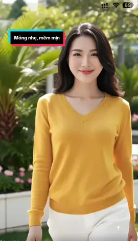 Áo len nữ cổ tim dài tay #hoale4mua #aonu #aolennu #aonudep #aonuxinh 