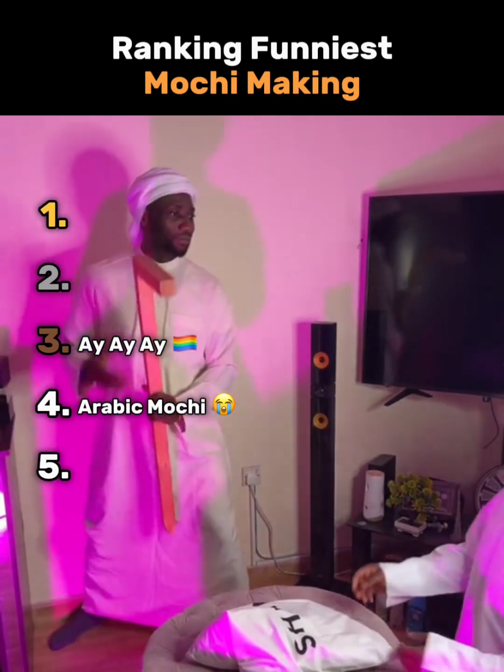 Ranking funniest mochi Making  #mochimaking #funnyvideos #funnymoments #ranking 