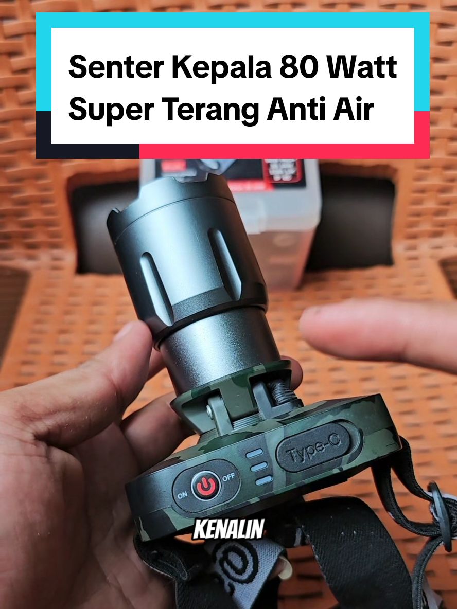 Senter Kepala Aoki 80 Watt Anti Air Tahan 30 Jam #senterkepala #senterled #sentersuperterang 