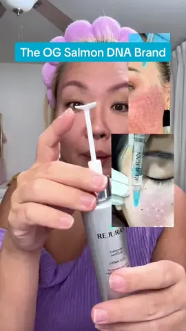 original brand that has the spa treatment for Salmon DNA has an at home serum.  at the spa, this treatment is called Rejuran.  You can skip the needles in the pain and add this serum to your routine #salmondna #pdrn #pdrnserum #koreanskincare #rejuranturnoverampoule 