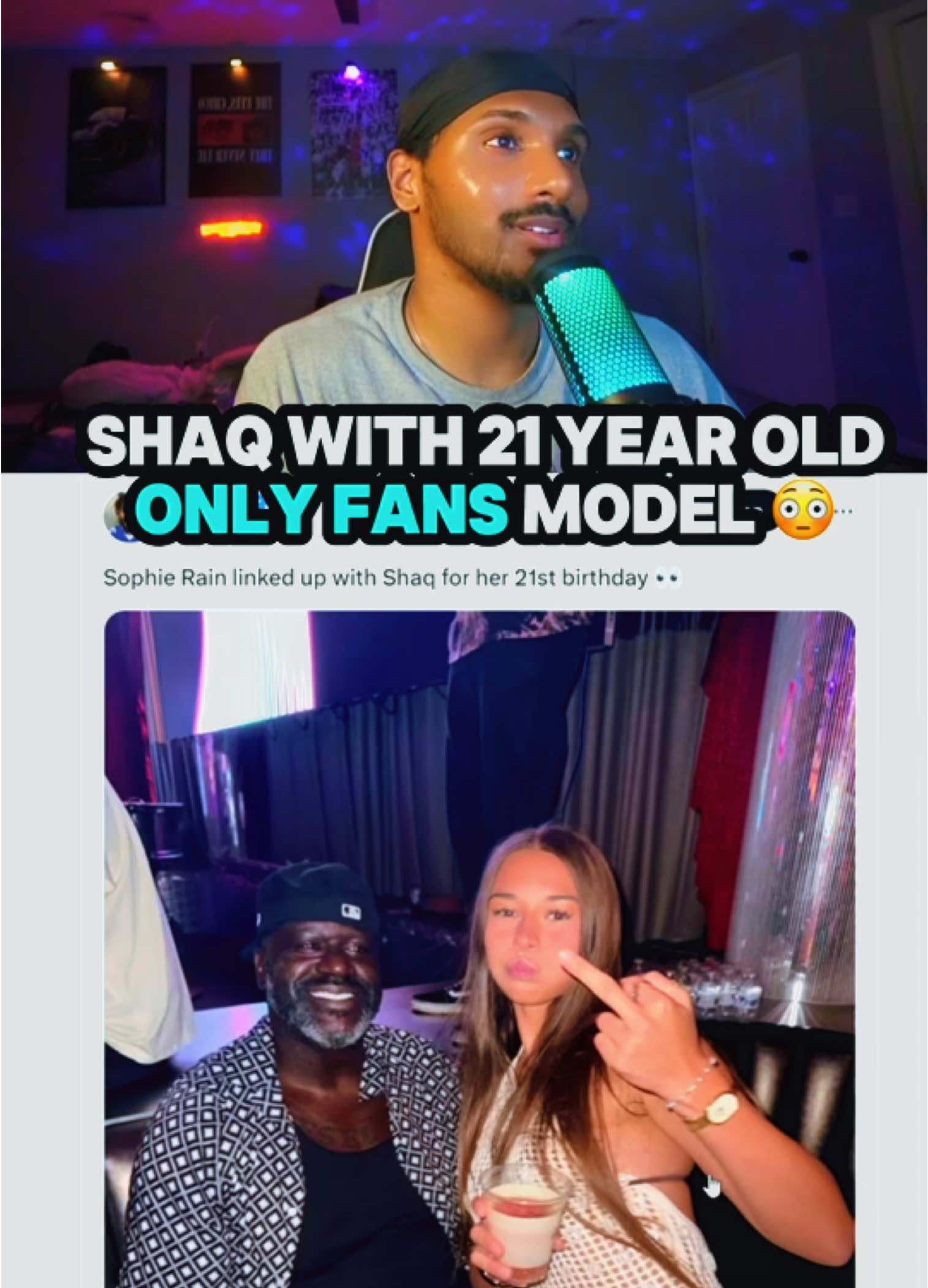 Big Diesel gettin to work 😭 #shaq #sophierain #of #tigerontape #fyp 