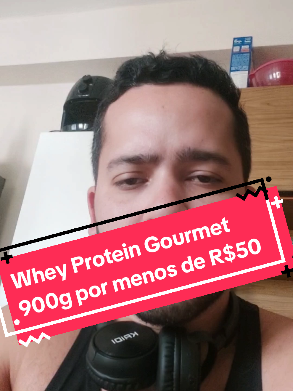 Whey Protein gourmet 900g por menos de R$50 #promoção #oferta #tiktokshop #whey #academia 