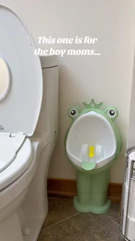 We have been loving this little urinal so much! It can be easily mounted to the wall or free-standing, and my son can even empty it himself. This little potty has actually been so helpful and I highly recommend for potty training independent little boys!  #pottytraining #boymom #momfinds #mommusthaves #findsformoms 