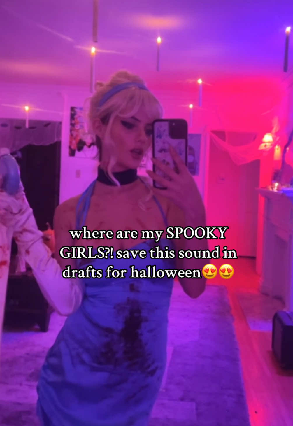 i don’t have a marketing budget for this song but the spooky girls will EAT #halloween #halloweencostume #halloweeninspo #cinderellasdead #popmusic 