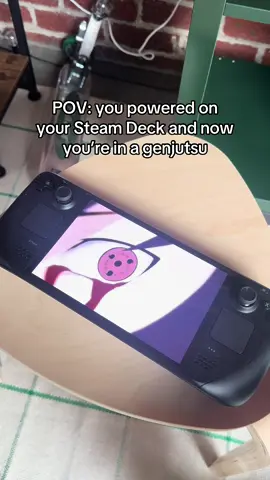 I love my Steam Deck 👀#naruto #steamdeck #gaming #anime #handheld