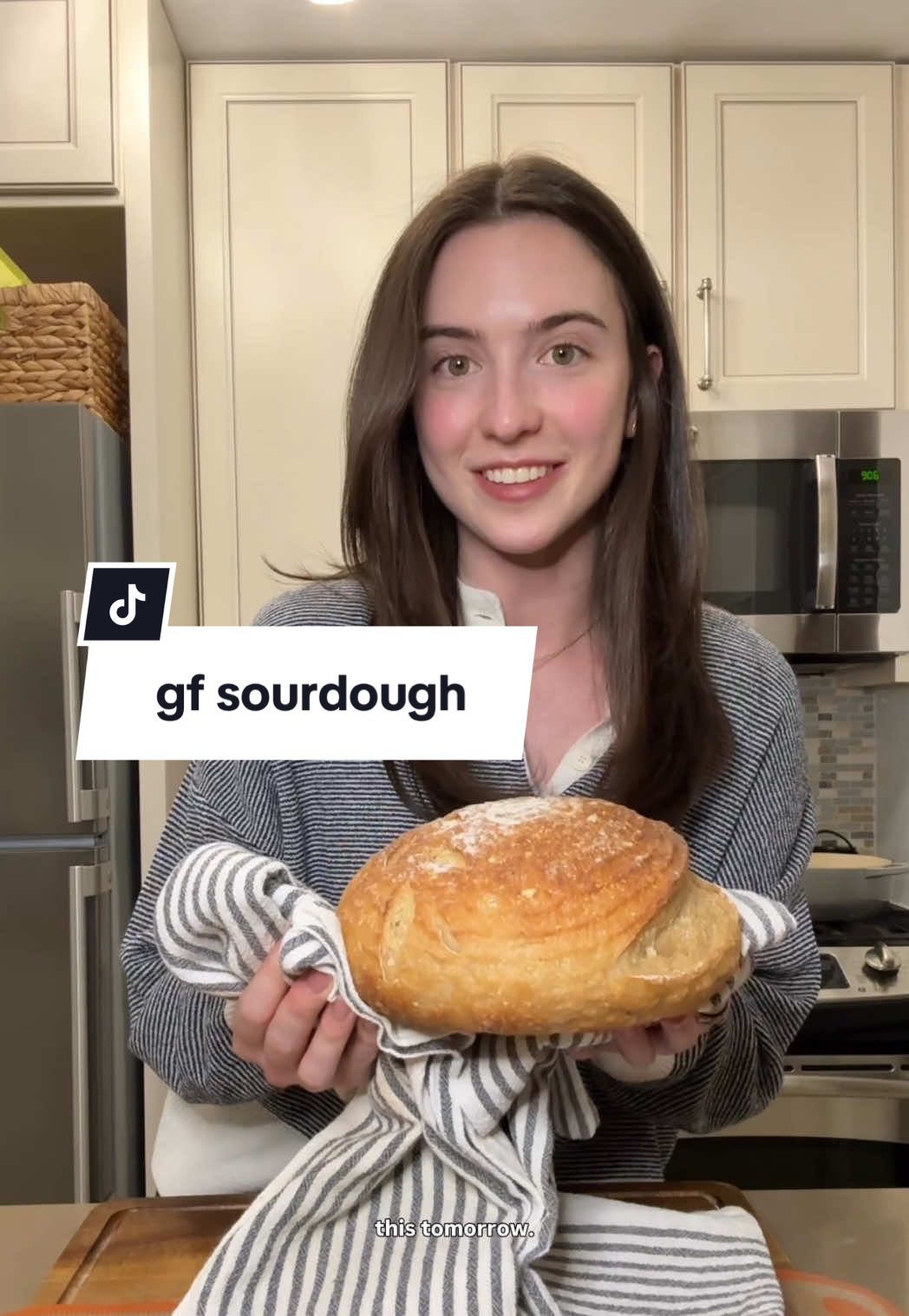 24 hours and a haircut later… another gf sourdough loaf is ready! #glutenfree #sourdough 