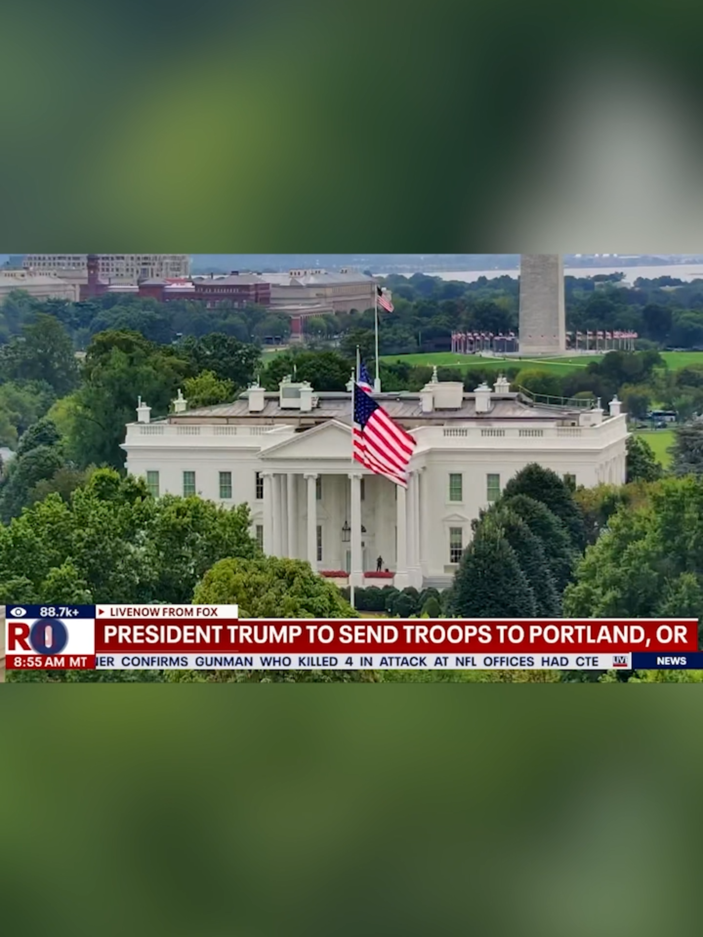 BREAKING: President Trump announced today on social mediavthat he will send troops to Portland, Oregon to protect I.C.E facilities against 'domestic terrorists'. The president has preivously deployed troops to other U.S. cities as a part of his plan to crackdown on crime.