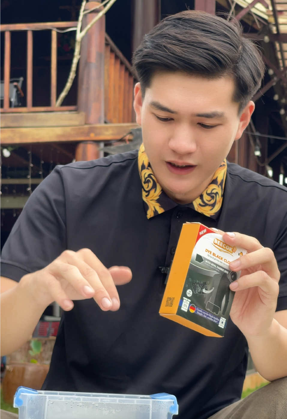 Giấy giặt đen quần áo Beecok nhuộm đen giữ màu quần áo