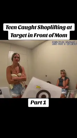 Teen Caught Shoplifting at Target in Front of Mom #policeofficer #police #cops #bodycam 