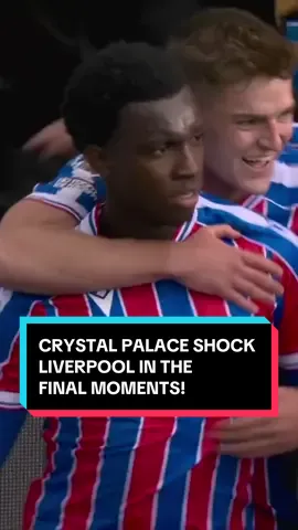 WHAT A NOISE AT SELHURST PARK. EDDIE NKETIAH WINS IT FOR CRYSTAL PALACE IN STOPPAGE TIME. #Soccer #PremierLeague #crystalpalace #liverpool 