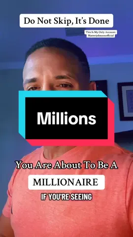 If You Are Truly Feeling The Millionaire Version Of Yourself. You will finish this video.  Millionaires feel this.  Millionaires know this.  Millionaires do this.  If you’re ready, message me “6 figures” and we will get it taken care of. 🀄️ IG:Masterjohnsonofficial  #moneytok #millionairemindset  #lawofassumption 