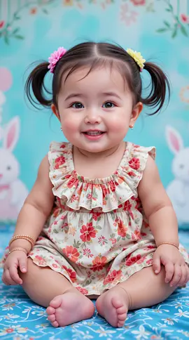 Baby girl says hello mama sorry mama. 😄😱 #cutevoice#adroablebaby#hellopapa#sorrymama#funnybaby 