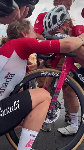 Ride of a lifetime. magdeleine vallieres powers to glory 🌈 #Kigali2025 #procycling #sportstiktok 