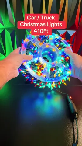 410 feet of Christmas lights for your car or truck #Car #Truck 