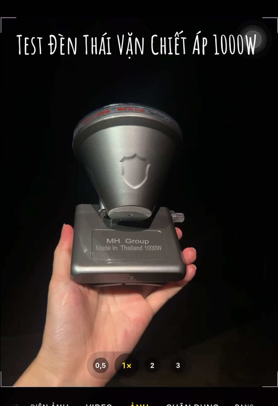Đèn Thái Chiết Áp Vặn 1000w. Dùng liên tục 13-14h. Chiếu gom xa 500m #denpindoidausieusang #denpintrau #xh #denpinthailan #MHGROUP 