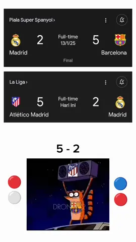 5-2 🔵🔴 #fcbarcelona #atleticodemadrid #realmadridcf #laliga #5-2